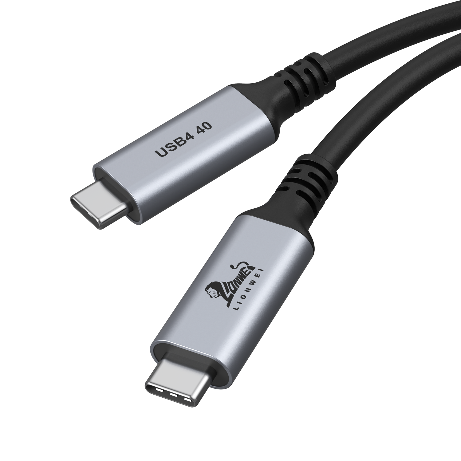 Lionwei 40Gbp Thunderbolt 4 Cable 4 Ft For MacBook/Hub/Docking