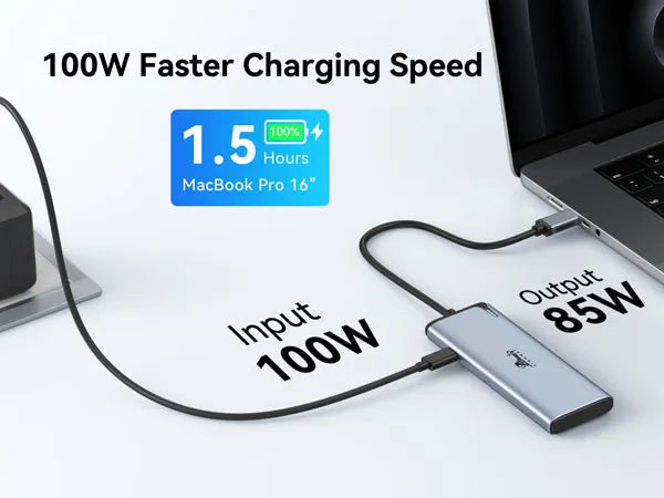 Lionwei USB C to USB C Hub Dual Monitor Adapter 5-IN-1