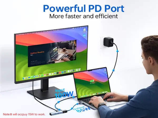 100W PD 3.0 Fast charging port