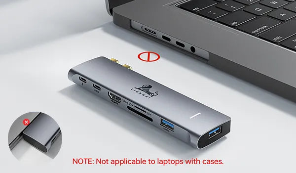 Lionwei  USB C Hub  for MacBook，2USB3.0+USB C+HDMI+TB3+SD/TF
