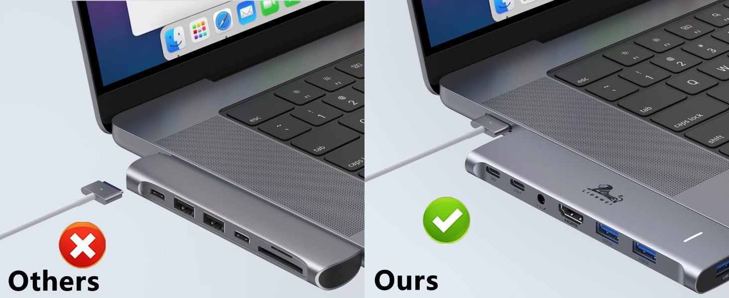 WEIMAI - Adaptateur MacBook Pro concentrateur USB C