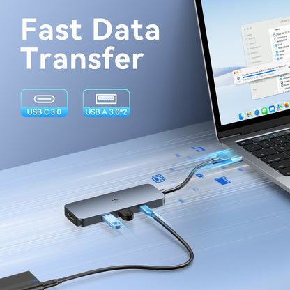 LIONWEI USB C Docking Station Dual Monitor for MacBook Pro Air