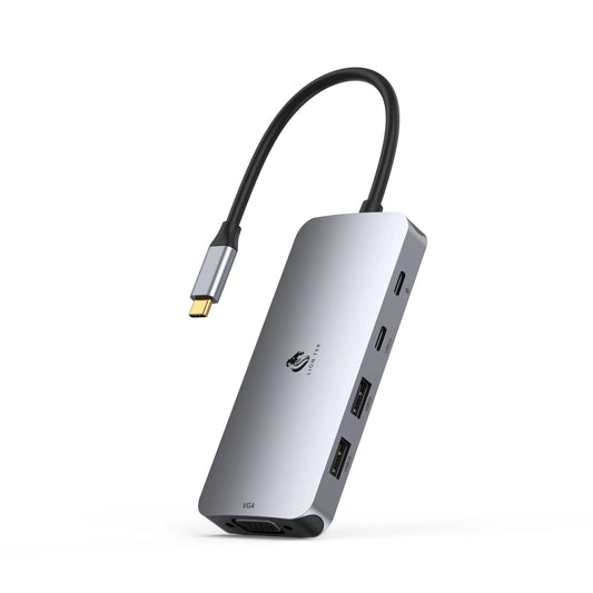 LIONWEI USB C Docking Station with Dual 4K HDMI & Displayport Adapter 8-IN-1