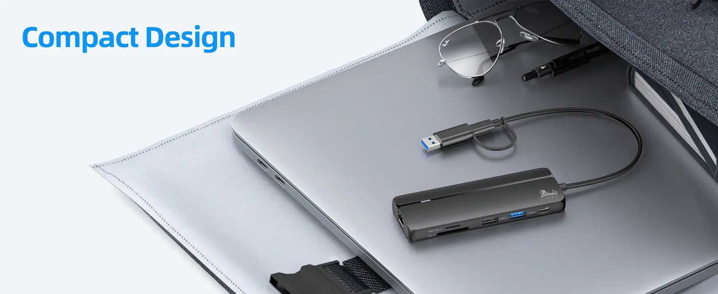 USB C Docking Station Compact Design