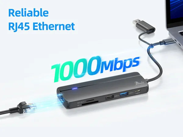 Reliable RJ45 1000Mbps Ethernet