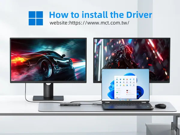 How to install the driver for windows