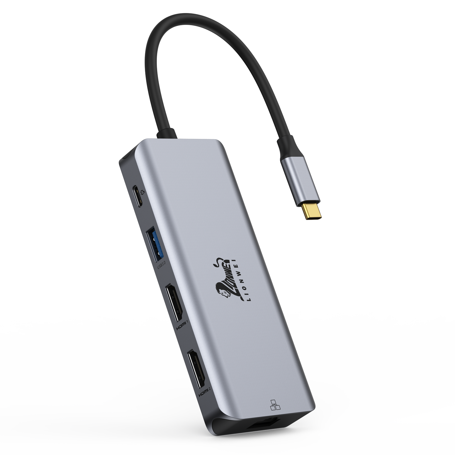 Lionwei USB C Docking Station Dual HDMI 9-IN-1